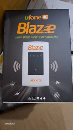4G Device Blaze Ufone (All sim working) powerful signal double antenna