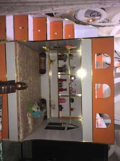 Double kids bed full wooden