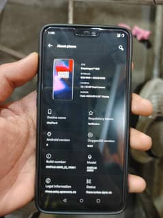 One Plus 6 8/256 Pta