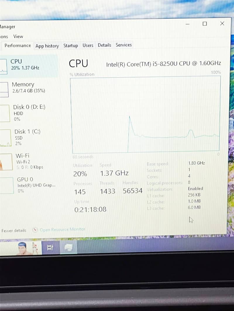 Lenovo C i5-8th Gen Quad Core Processor 256GB M2 SSD RAM 8GB DDR4|| 13