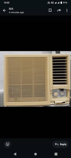 window AC good condition 0.75  ton