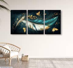 3pcs Abstract Art wall Frame  set