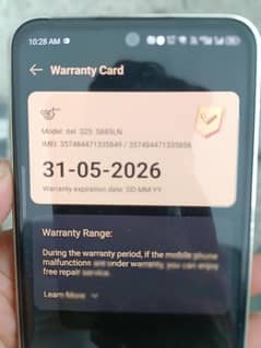 Itel S25 Like New Condition 6/128 with All Accessories Golden colour