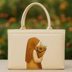 women canvas Printed Tote Bags