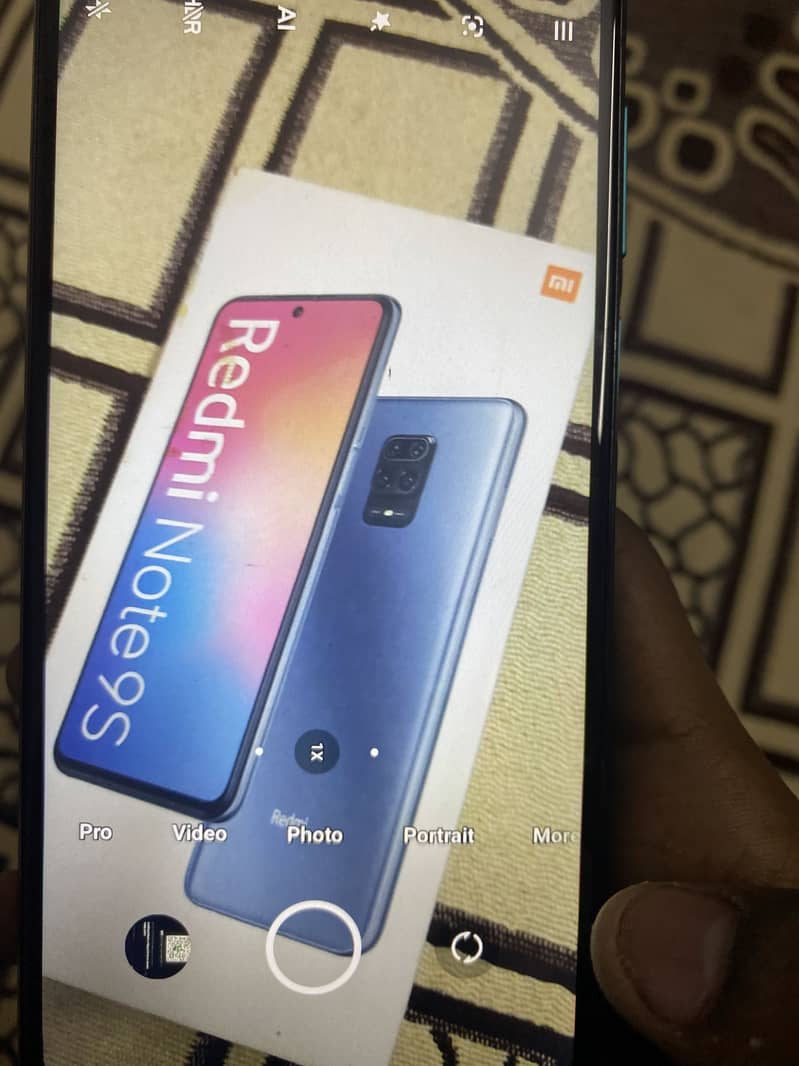 Redmi note 9s 10/10 condition with box 6/128 7