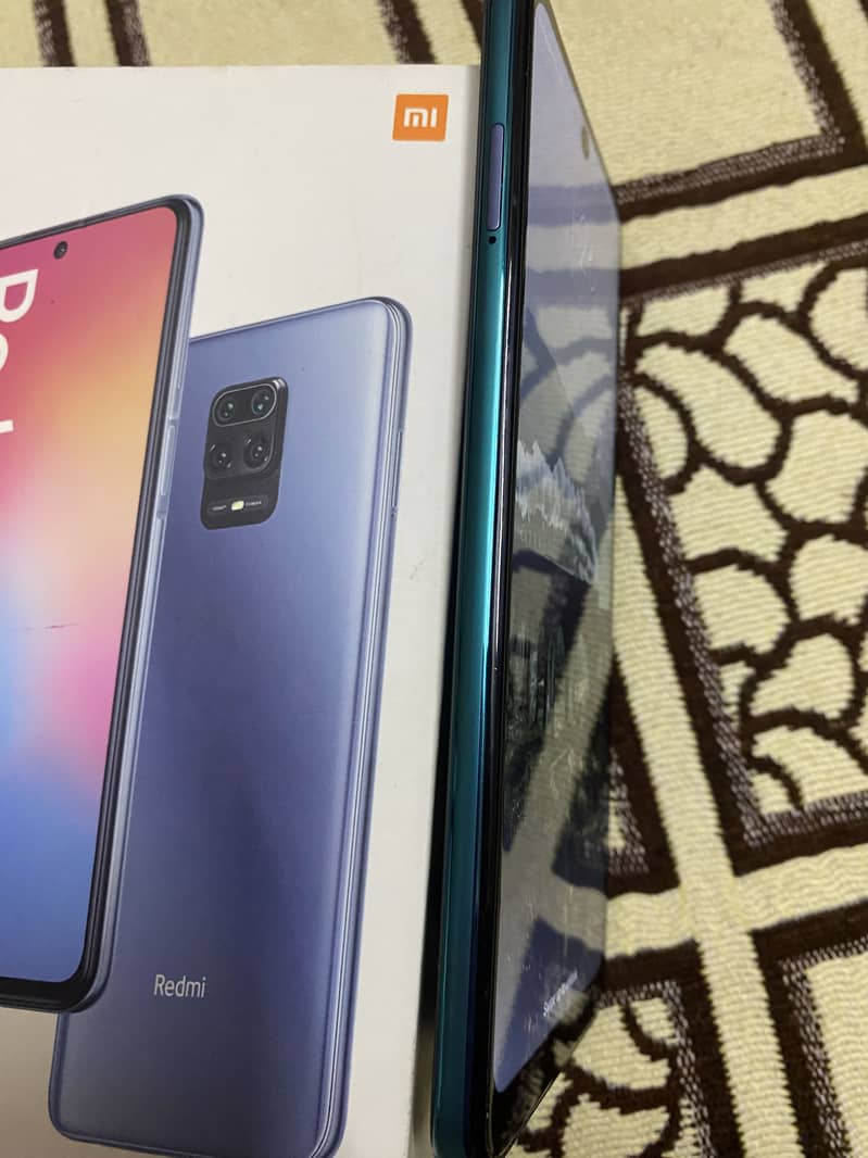 Redmi note 9s 10/10 condition with box 6/128 9