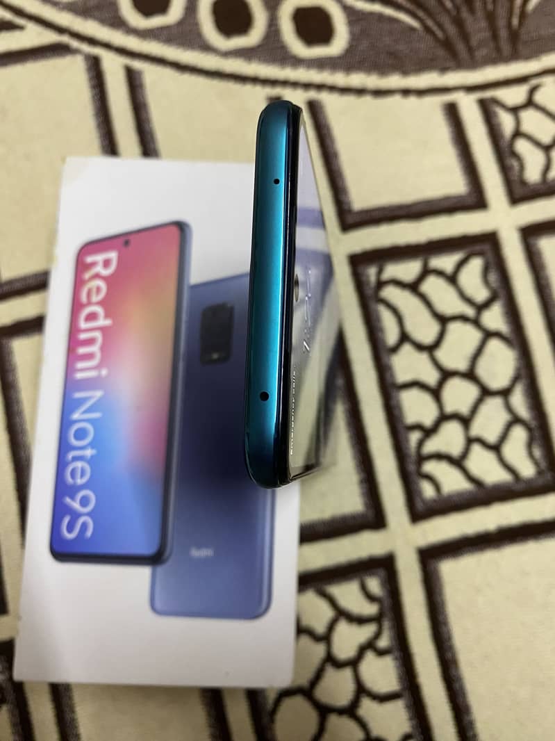 Redmi note 9s 10/10 condition with box 6/128 10