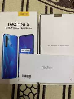 realme 5 4/128 10/9 condition all okayy with box