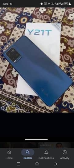 Vivo y21t (blue) with reasonable price  with box