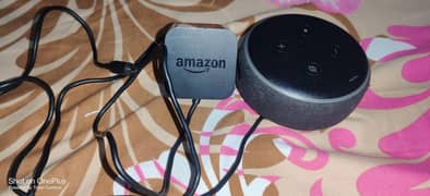 Amazon Alexa Echo dot 3rd Gen with original adaptor & Battery Base