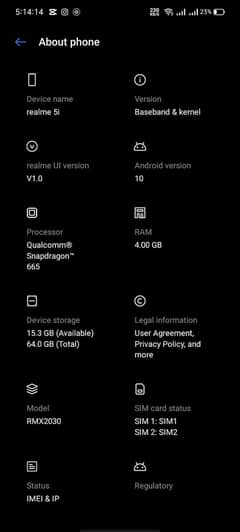 Urgent sale Realmi5i "for paying of my fees"