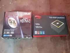 H97M-E Motherboard, i3 processor, 8gb ram + Thunder 950p Power supply