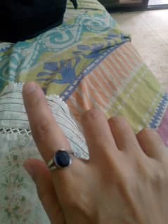 blue Sapphire gems stone ring for girls