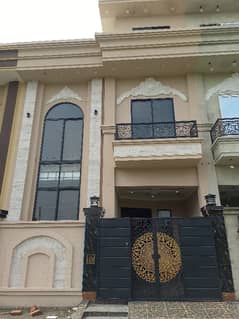 4 Marla double story house brand new home ideal and hot location carpet road near canal road near sozo water park 3D ultra model design Spanish look furnished home with wood work water electricity available
