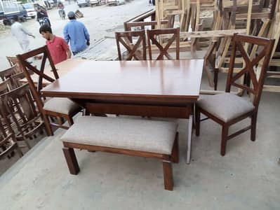 Dining Table/4 Seater,6 Seater & 8 seater Dining Table/Wooden Dining