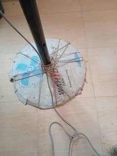 Pedestal Fan Blkul New h 24"