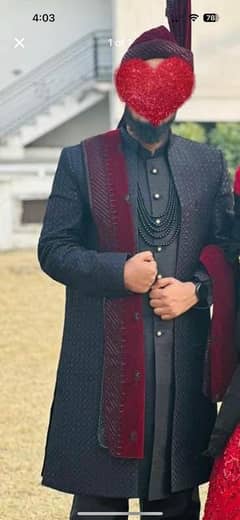 GroOm wedding sharwani