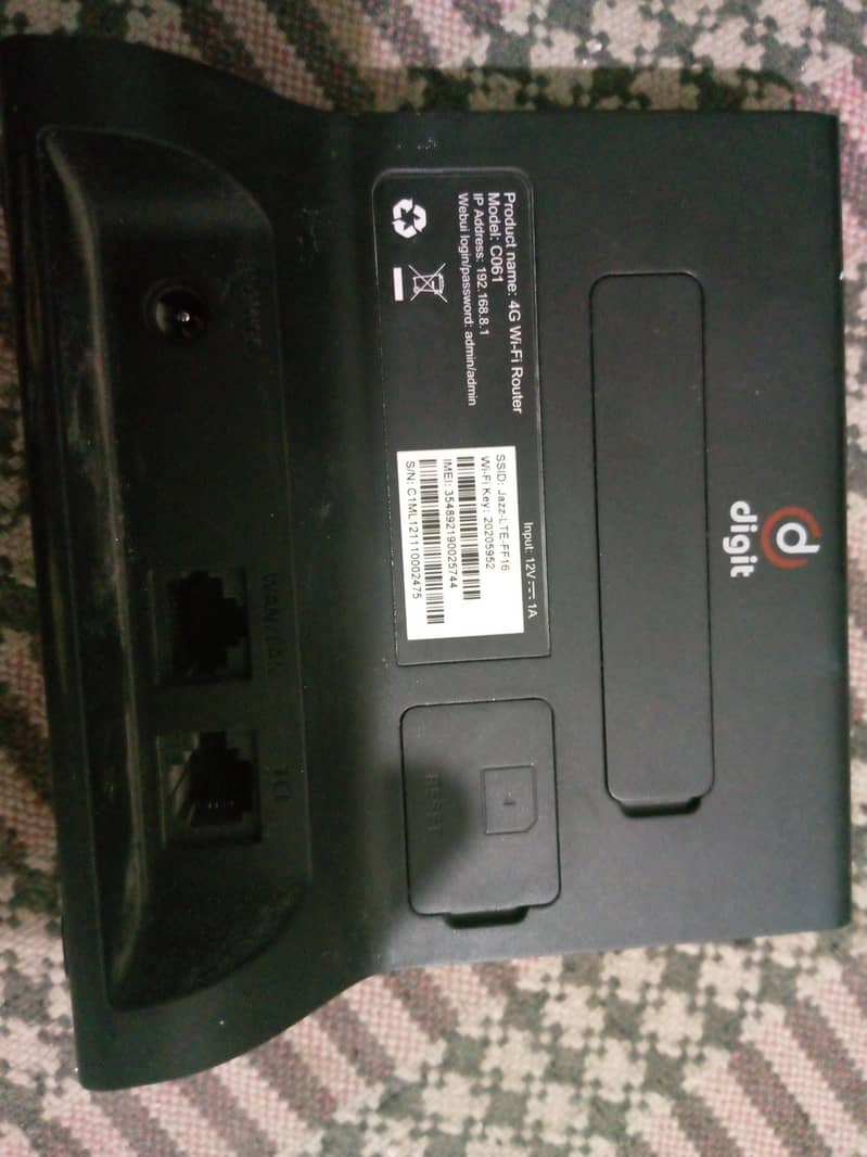 jazz sim based wifi router Lahore cantt 1