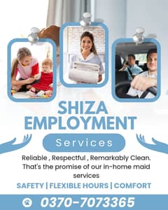 House maids , Maid, Baby Sitter, Chef , Couple , Driver , Patient care