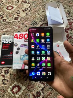iTel A80 8gb ram 128gb memory complete box