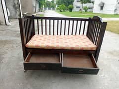 Cot with mattress