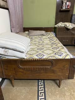 Pure wooden single beds