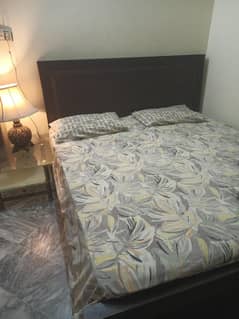 wooden bed for sale with spring mattress
