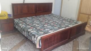 Shesham wood single beds