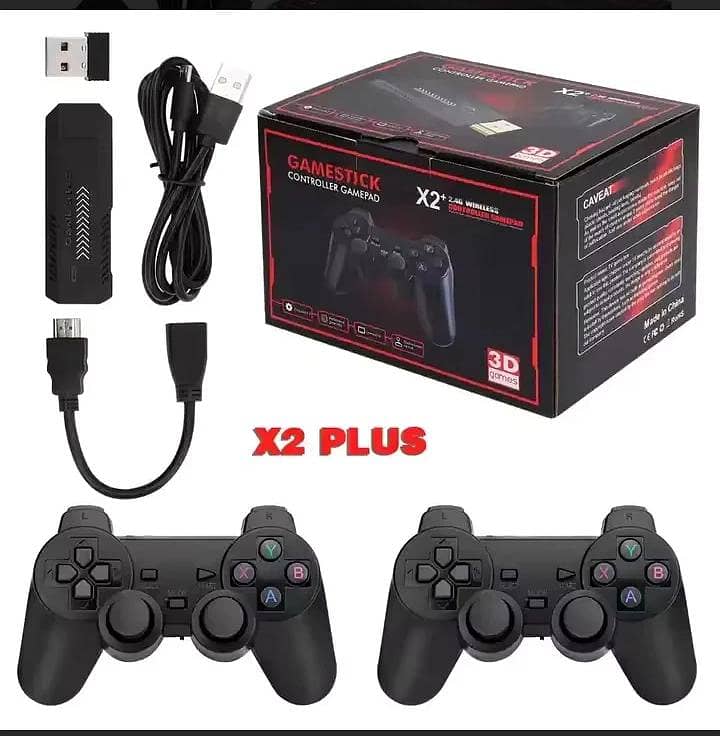 X2 Plus Retro 3D Game Stick – 40,000. games number 0322----4905-185 1