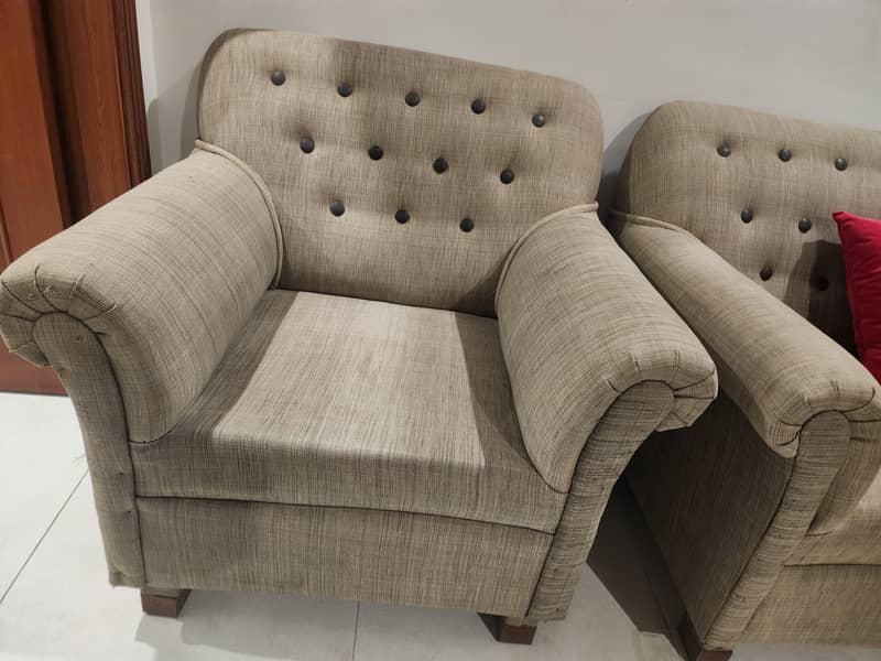 Sofa Set Jute Modern Minimal Use 1