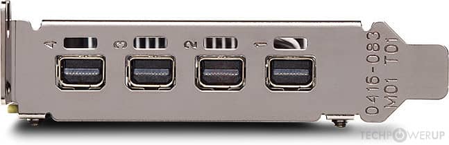 NVIDIA Quadro P1000 professional graphics card with 4GB of GDDR5 2