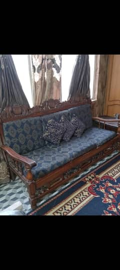 Wooden sofa set