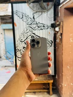 iphone 15 Pro 128GB Non PTA Full 4 Months Sim Time