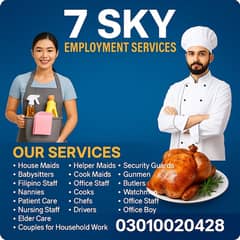 House Maids | Patient Care | Cooks | Drivers | Guards