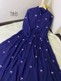 Long Embriodered maxi