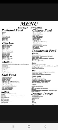 chef all rounder