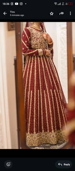 blood red Lehnga Bridal