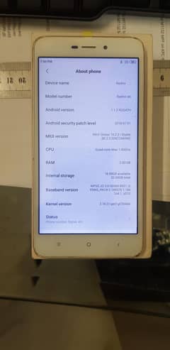 Redmi 4A Dual Sim Official PTA