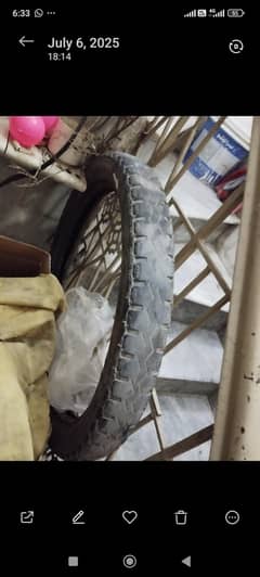 front back tyre CD 70