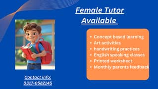 Female Tutor Available