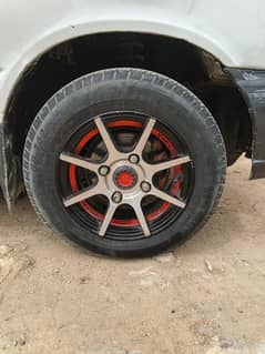Suzuki mehran 4pcs allow rims like new