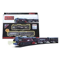 Electric Drive Railway Train Toy - 1 Pc Plastic Playset for Kids