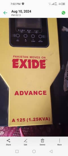 Exide Company ka Solar inverter for sale