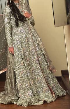 Bisma amir Walima full heavy gown lehnga plus dupatta