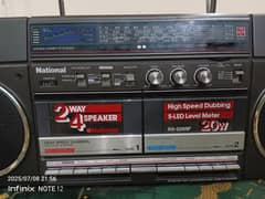 National RX-5285F Radio Cassette Recorder