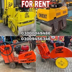 road roller , road cutter , mixture machine , cargo lift , winch lift