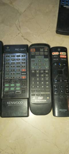 remote for tv and audio vedio