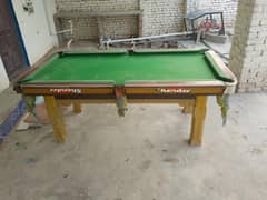 snooker table 3×6 single slab with balls ,cue , table for sale 27000