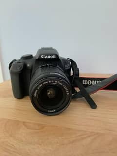 canon 1300d DSLR with lens and all accessories