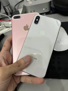 iPhone X (64 GB) & 7 Plus (256 GB) - PTA Approved